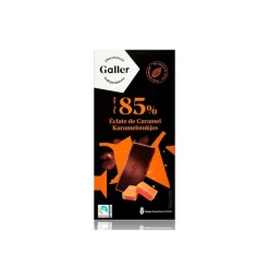 Suklaalevy Galler Noir Eclats De Caramel, 80 g