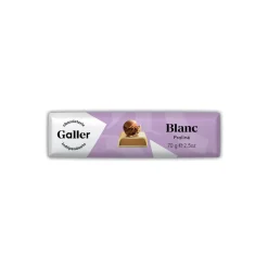 Suklaapatukka Galler White Praliné, 70 g