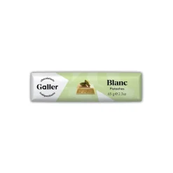 Suklaapatukka Galler White Pistachios, 65 g