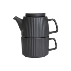 Teekannu ja muki Homla MULEN Black, 650 ml