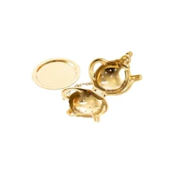 Teesihti Homla JALO Golden Teapot, 6 x 5 cm