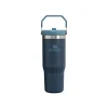 Termospullo Stanley The Iceflow Flip Straw Navy, 0,89 l