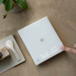 Timemore Black Mirror Basic 2.0 kahvivaaka ajastimella – valkoinen