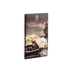 Valkosuklaa pistaasilla, mantelilla ja karpaloilla Laurence 85 g