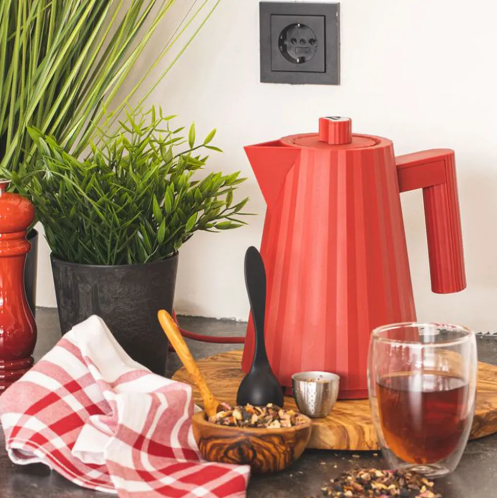 Vedenkeitin Alessi Plisse Red, 1 l