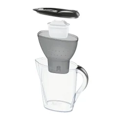 Vedensuodatinkannu BRITA Marella Cool Graphite, 2,4 l + vedensuodatin BRITA Maxtra+