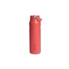 Vesipullo Stanley the IceFlow Flip Straw 2.0 Hot Coral, 700 ml