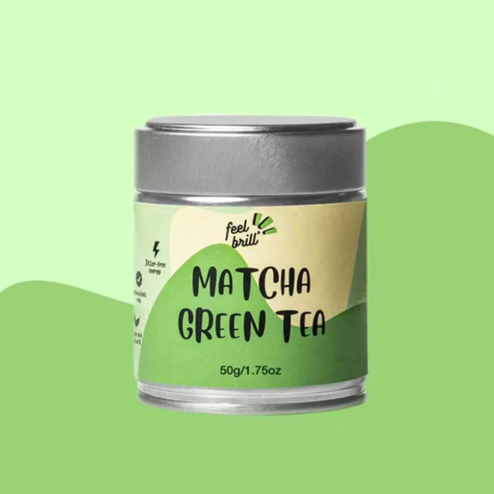 Vihreä matcha-tee Feel Brill, 50 g