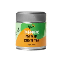 Vihreä matcha-tee kurkumalla Feel Brill, 50 g