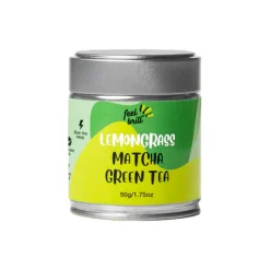 Vihreä matcha-tee sitruunaruoholla Feel Brill, 50 g