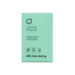 Yleiset espressokoneiden & kahvikoneen puhdistustabletit Coffee Friend, 8 kpl.