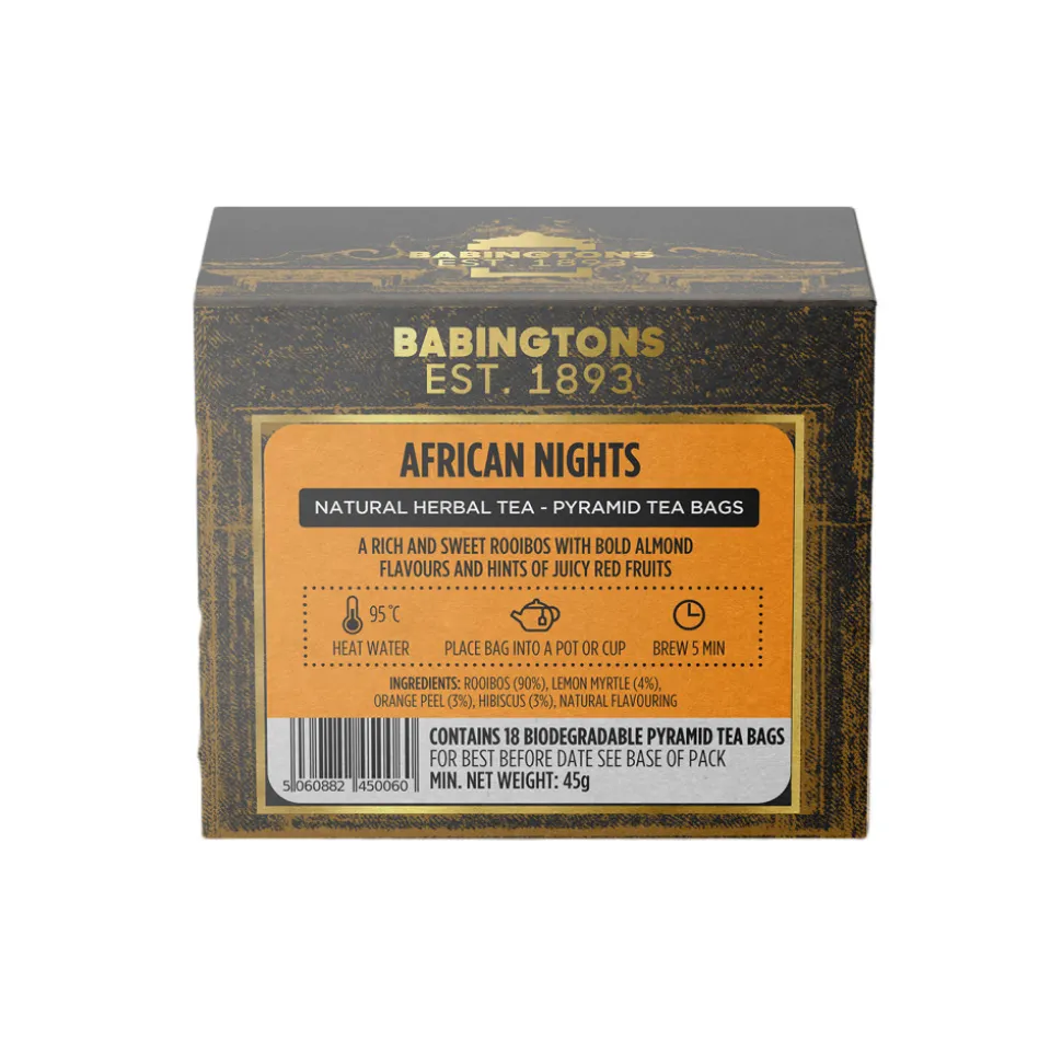 Yrttitee Babingtons African Nights, 18 pcs.