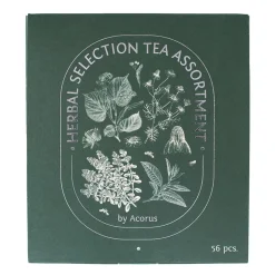 Yrttiteelajitelma ACORUS Herbal Selection, 56 kpl.