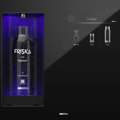 Zerica i-Wall integroitu juomavesiautomaatti (kylmä, huoneenlämpöinen, hiilihapotettu) – musta